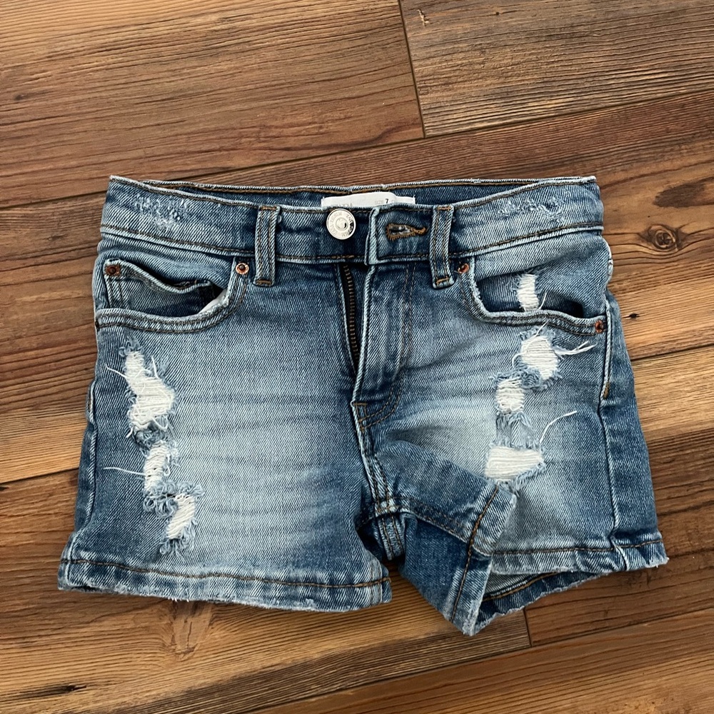 Distressed Zara Denim Girls Shorts